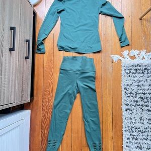 Forest Green Workout Set